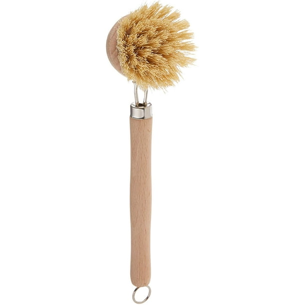 74906 Natural  Dish  Brush  Tampico Fiber  Bristles Walmart 