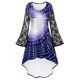 thumbnail image 1 of Vestido midi gótico retro oscuro de cuello redondo de Halloween para mujer Pompotops  hdfakjf8251, 1 of 3
