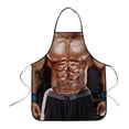 thumbnail image 2 of Delantal de pintura ajustable unisex lavable multiusos delantal de chef para hornear Hombre boxeador, 2 of 9