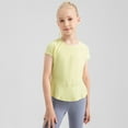 thumbnail image 3 of GYRATEDREAM Girls Short Sleeve Dry-Fit Crew Neck Active Athletic Performance T-Shirt for Kids 5-12 Years, 3 of 9