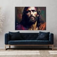 thumbnail image 2 of VELVET Jesus 35 Canvas Art Home Decor Wall Art Print Poster Painting XLarge 24x20inch Framed, 2 of 6