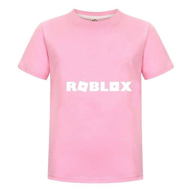 Camiseta Roblox para Niño Ninas en Verano, Playera Infantil Gamer con Estampado Colorido de Personajes, Ideal para Regalo y Uso Diario