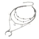 thumbnail image 2 of Xihbxyly Collar Geométrico de Aleación, Diseño Único de Cuentas Multicapa, Metal de Cobre, Resistente a La Decoloración, Ideal para Una Cita, Boda o Como Regalo para Mamá., 2 of 3