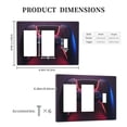 thumbnail image 3 of Game Neon Cyberpunk Style Switch Cover Decorative Wall Plate 3-Gang 2-Decor 1-Toggle Standard Size, 3 of 5