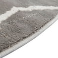 thumbnail image 3 of Jill Zarin Uptown Collection Area Rug - Carnegie Hill (8' Round Gray/Ivory), 3 of 6
