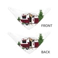 thumbnail image 3 of Sikiie Vintage Buffalo Plaid Christmas Camper Dog Bandanas-Dog Scarf Bib Kerchief Breed for Dogs and Small for Pets Gift-Large, 3 of 5