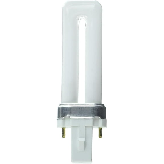 Good Bulb 5W CFL Bulb – PL5W/1U/2P/835, 2-Pin G23 Base, 3500K Soft White, T4 Single Tube, 120V Compact Fluorescent Light 6-Pack