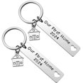 thumbnail image 2 of Our First Home Keychains 2023 Housewarming Gift New Home Gift New House Keyring, 2 of 4
