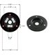 thumbnail image 1 of Paquete de 2 Placas de Metal Redondas para Bocinas para Gabinetes Amplificadores 1/4 pulga Axegrinderz Axegrinderz, 1 of 2