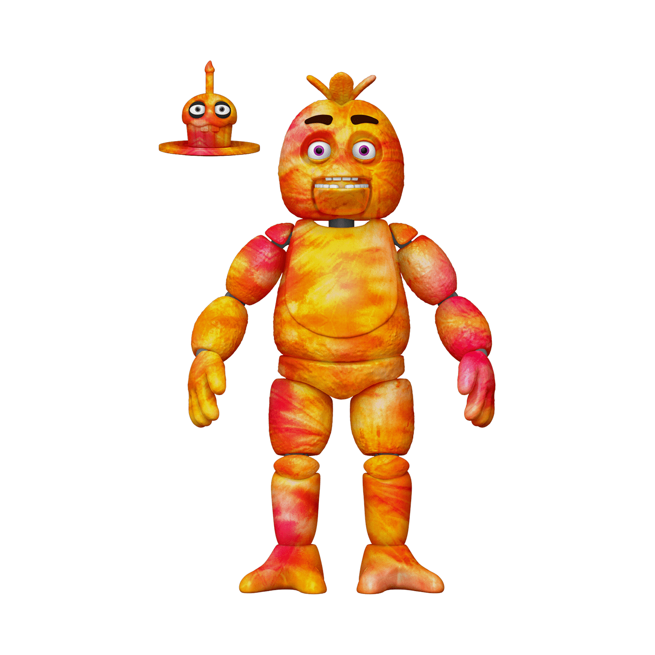 Action Figure 5": FNAF TieDye- Chica