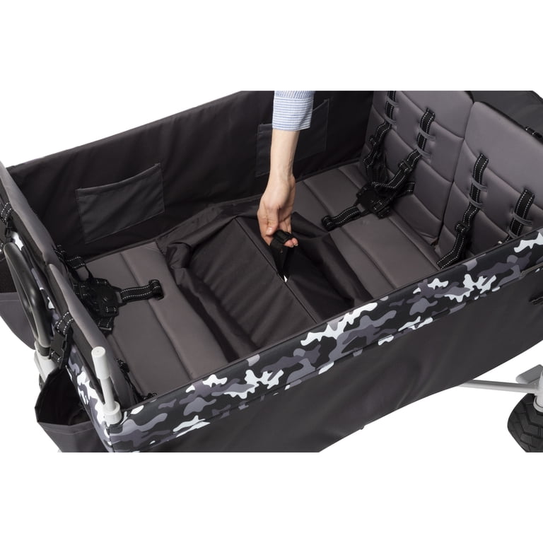 Safety 1st Summit Sprint Quad Wagon Stroller 4 Passenger - Charcoal Camo