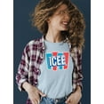 thumbnail image 2 of Frosty Refresh ICEE Retro Graphic Women's T-shirt, 2 of 4