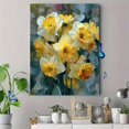 thumbnail image 4 of Yellow Daffodil Flower Canvas Print Wall Art for Living Room Bedroom Dining Room Kitchen Office Hallway Home Decor, 4 of 8