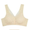 thumbnail image 5 of Eashery Women Bras Push Up Padded Yoga Bra Breathable Tummy Control Underwear Apricot 42 95, 5 of 5