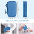 thumbnail image 6 of Toplive Cable Organizer Pouch, Electronic Organizer Travel Case Portable Waterproof Double Layers All-in-One Storage Bag for Cord, Charger, Phone, Earphone-Blue, 6 of 7