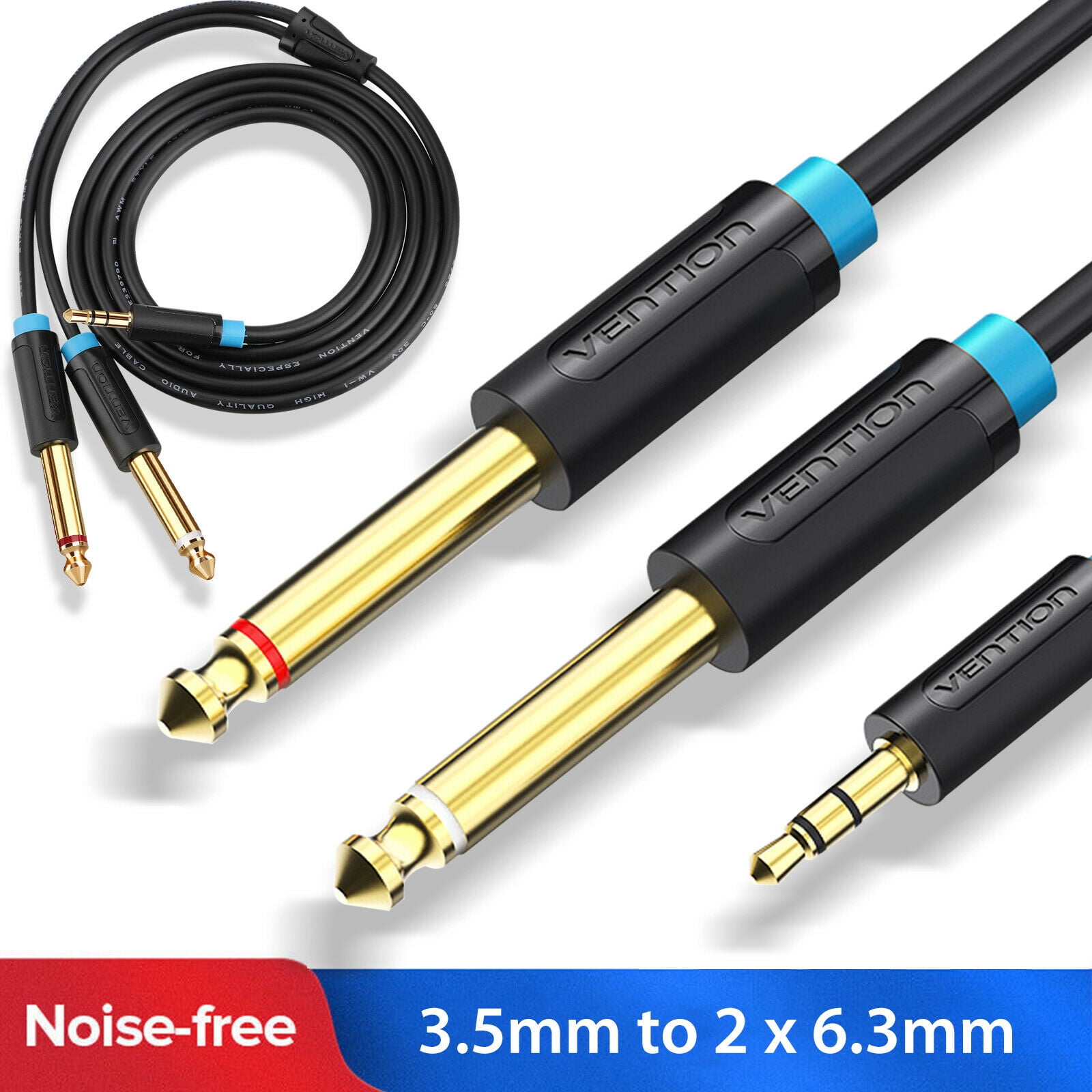 1 8 trs to dual 1 4 stereo audio cable