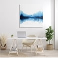 thumbnail image 2 of Stupell Industries Blue Arch Asymmetrical Reflection Abstract Shapes over White Paintings Gallery-Wrapped Canvas Print Wall Art, 36x36, by Grace Popp, 2 of 5