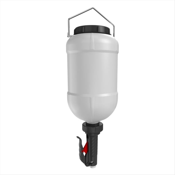 Dispensador de Salsas de 5,5 L de Gran Capacidad para Mostaza, Ensalada, Kétchup y Mayonesa. Color Negro.