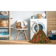 thumbnail image 2 of Ahgly Company Machine Washable Indoor Round Transitional Saddle Brown Area Rugs, 5' Round, 2 of 7