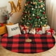 thumbnail image 4 of Skirt de Árbol Navideño, Plaid de Lana, Base de Árbol de Navidad, Decoración de Fiesta, Arrangement de Navidad, Skirt de Árbol Mini, Plaid de Lana, Base de Árbol de Navidad, Decoración de Fiesta,, 4 of 6