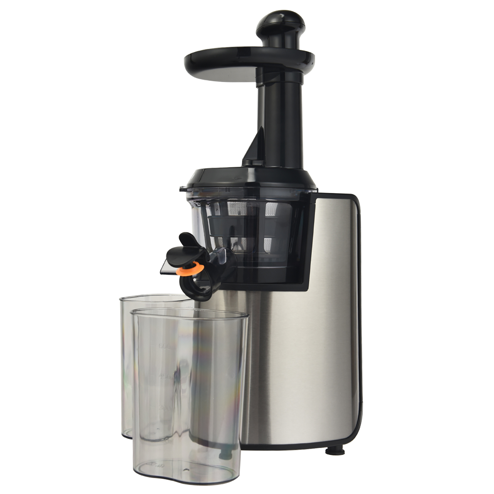 Costway Slow Masticating Juicer Cold Press Stainless Steel w/ Brush