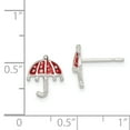 thumbnail image 2 of Sterling Silver Enameled Post Earrings QE8675, 2 of 2