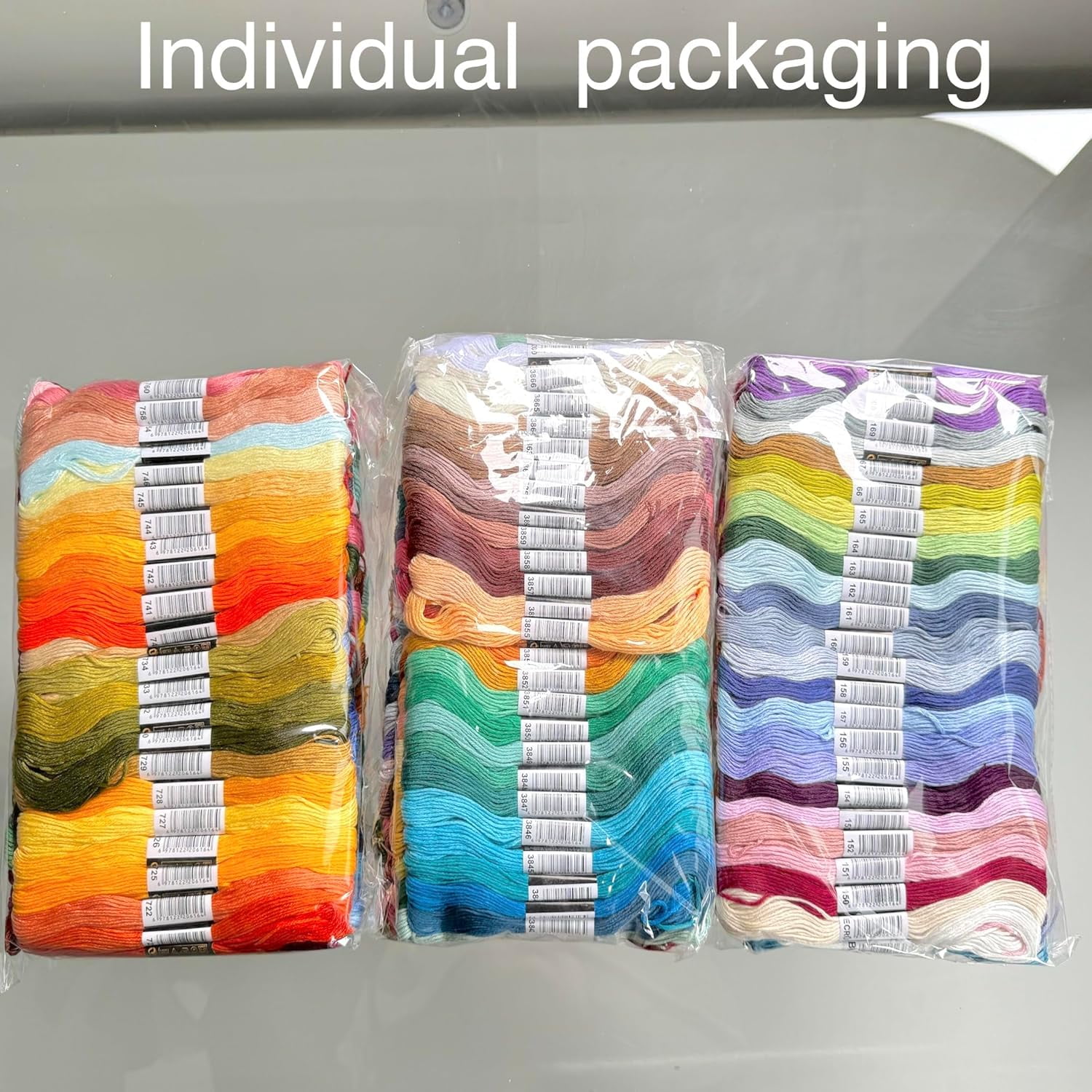 Athena’s Elements Embroidery Floss | Rainbow Thread for Embroidery, Cross Stitch Thread, Crafting Arts Embroidery Strings Bulk（447 Colors）