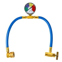 GJX Hose Car AC Auto Air Conditioner AC Gauges R134a Refrigerant Recharge Meter