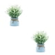 thumbnail image 3 of Plantas en macetas falsas Bewildely maceta de escritorio artificial bonsái de plástico decoración, 3 of 6