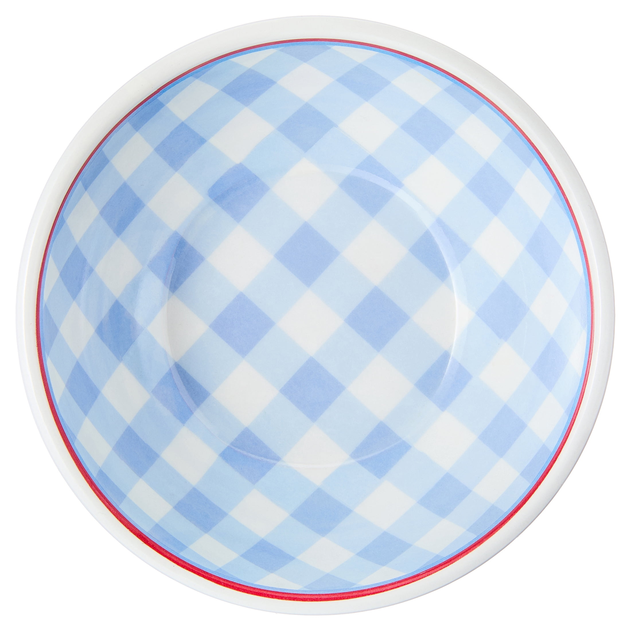 Sheila Bridges Philadelphia Collection Multicolor Gingham Melamine Dip Bowls, 4 Count