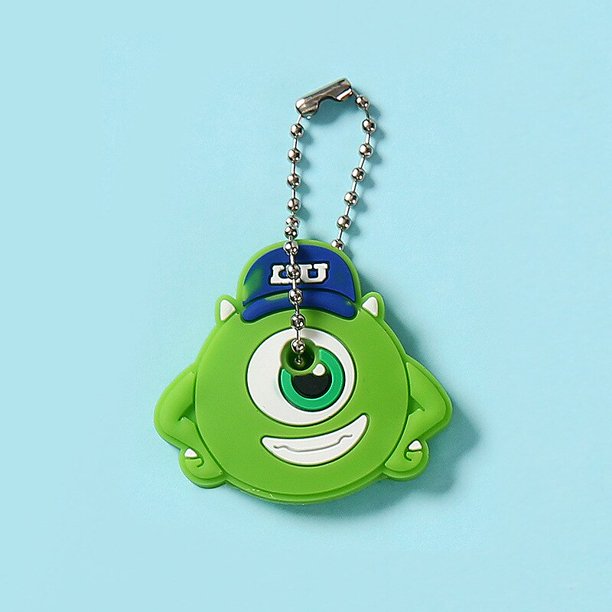 LLavero de dibujos animados para mujer, cubierta de gato, Minnie, Anime, Stitch, silicona, coche, Mickey