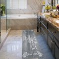 thumbnail image 4 of MeyJey Kitchen Rug Set of 2, Anti Fatigue Kitchen Mat 2 Pieces, Non Skid Waterproof Cushioned Floor Mat and Runner Rug, 17"x28"x0.5"+17"x59"x0.5", Gray, 4 of 6