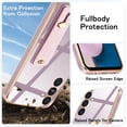 thumbnail image 4 of Compatible with Samsung Galaxy S23 Plus 5G Cell Phone Case with Grip Finger Hand Phone Holder Tablet Phone Strap Shockproof Protective Bumper Case-Purple, 4 of 14