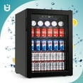 thumbnail image 2 of EUHOMY 95 Can Beverage Refrigerator and Mine Cooler with Glass Door with Adjustable Shelves, 2 of 8