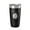 Black, variant on Bde Maka Ska Tumbler Lake Map Travel Mug Insulated Laser Engraved Coffee Cup Minnesota 20 oz White
