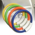 thumbnail image 5 of 4pcs Colorful Diving Rings Underwater Swimming Grab Toy Rings Diving Training Accessory (Orange Green Yellow Blue), 5 of 5