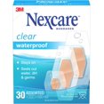 thumbnail image 1 of shiyou-™ Clear Waterproof Bandages 588-30-CA, Assorted Sizes, 30/Pack, 1 of 4