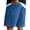 Blue #039, variant on Shorts for Men Wide Leg Corduroy Shorts Apparel Drawstring Summer Elastic Waist Baggy Casual Vacation Classic Big and Tall Shorts, L