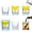 Yellow, variant on tumgatte Whiskey Wedge + Glass Ice Film Whisky Glass Layered Glass Flash Deal