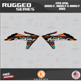 thumbnail image 2 of Kalair GFX Graphics Kit for KTM ENDURO 4-STROKE 250XC-F, 350XC-F and 450XC-F (2023) Rugged Series, 2 of 5
