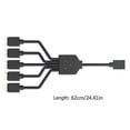 thumbnail image 4 of z Argb 1 To 5 3pin 5v Flexible Fan Rgb Adapter Cable Computer For Case Connector Splitter For Msi f74, 4 of 5