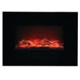 thumbnail image 3 of Smart 26" Flush Mount fireplace with Black Glass Surround, Log set, 3 of 6