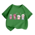 thumbnail image 3 of TZEWGL T-Shirts pour Enfants Imprimés Col Rond Manches Courtes Vêtements d'Été Amples pour Enfants Taille 2-4T, 3 of 5