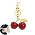 thumbnail image 5 of Keychain Key Holder Cherry Leaves Charm Keyring Fade-resistant Alloy Key Ring Backpack Car Accessory, 5 of 8