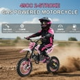 thumbnail image 3 of Yedigre 49cc 2-Stroke Dirt Bike, Gas Power Motocross, Off Road Mini Motorcycle, Pocket Motorbike with Front Rear Disc Brakes, 3 of 10