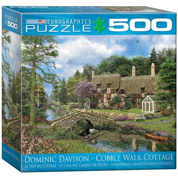 Cobble Walk Cottage De Dominic Davidson Puzzle De 500 Piezas