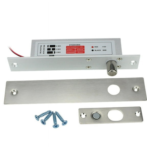 Electric Deadbolt Drop Bolt NC Mode Door Lock