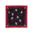 thumbnail image 3 of Time and Tru Women's Rose and Skulls Bandana, Red Rover Black Soot, 3 of 3