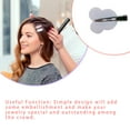 thumbnail image 3 of 2Pcs Non-trace Épingles à Cheveux Matériau Robuste Simple Charmant Coiffeuse Clip Style à la Mode Approvisionnement pour Bébé Femmes Filles Tête de Souris Blanc, 3 of 8