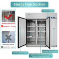 thumbnail image 5 of DURING D-K-72R 72" Stainless Steel 3-Door 54 Cu ft Solid Commercial Reach-In Refrigerator, 5 of 6